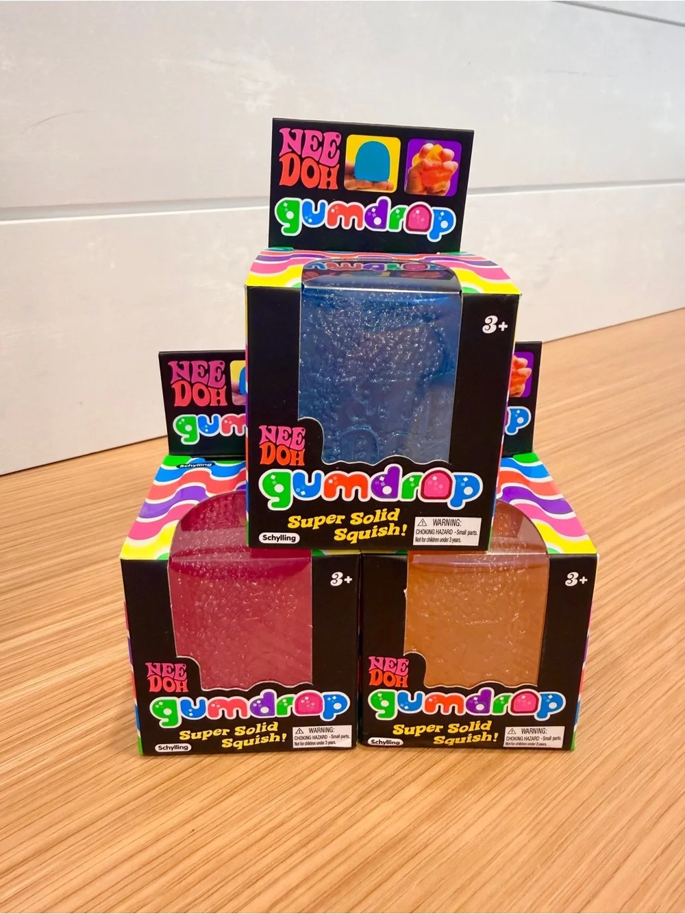 Needoh Gumdrop Squishy set of 3